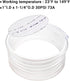 1’’ ID × 1-1/4’’ OD - 5 ft Clear Plastic Vinyl Tubing, Flexible PVC Hose for Transfer Water Air Oil