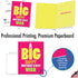 NobleWorks Jumbo Card for Mother's Day (8.5 x 11 Inch) - Big Words of Appreciation - Funny Card, Big Mother's Day Wish