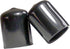 SBDs (Pack of 10): 1/2"-9/16" Round Black Vinyl Flexible End Cap Bolt Screw Rubber Thread Protector for 0.5 Inch Pipe