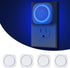WEEKUU LED Night Lights Plug into Wall, Indirect Soft Dimmable Night Light with