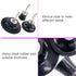 Swpeet 5 Pack 1" 2" 3" 1/4" Disc Pad Holder Kit, Universal Quick Roll On and Lock Quick Change Adapter Replacement