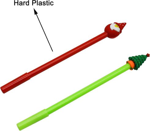 Maydahui 28 PCS Christmas Series Rollerball Pens, Black Gel Ink, Christmas Tree, Snowman, Reindeer, Santa Claus Style