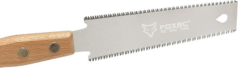 FOXBC Japanese Hand Saw, Flush Cut Small Pull Saw for Woodworking Trim