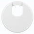 SATINIOR 10 Packs Desk Cable Wire Grommet Cord, Plastic Grommet Cord Organizers, 2 Inch, White