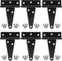 HILLMASTER 4 Inch T-Strap Hinges Heavy Duty Shed Door Hinges Gate Strap Hinges