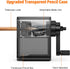 Manual Pencil Sharpener, Black, Stronger Helical Blade for Fast Sharpening, Ideal for Kids and Artists