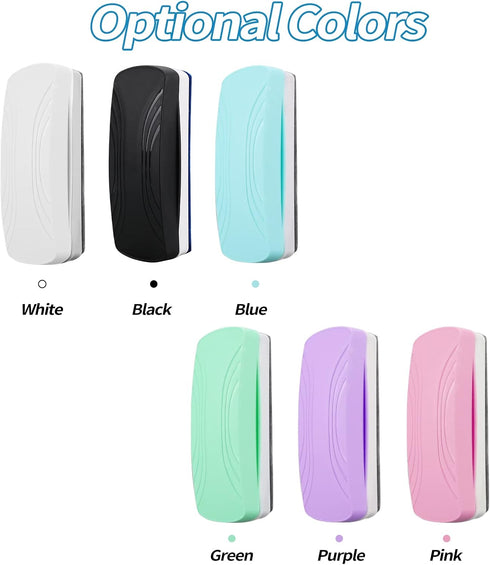 Ddaowanx Magnetic Dry Erase Eraser, Whiteboard Eraser, Glass Board Eraser, Pack of 2 (Pink) for School and Office