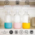 Glass Spray Bottles 16 oz with Silicone Sleeve, Clear Glass for Cleaning Solutions, Essential Oils, Food Safe