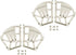 Amagogo 2 Sets 3 Cabinet Flip Shoes Drawer Cabinet Hinges Flip Drawer Hinge Mounting Accessories Shoe Rack Hinges