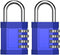 ZHEGE 4 Digit Combination Padlock 2 Pack - Number Lock for Gym, School, Storage, Fence, Gate, Cabinet