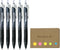 Jetstream Retractable Ballpoint Pen, Bold Point 1.0mm, Black Ink, 5-Pack with Sticky Notes Value Set