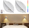 DEXULESA Motion Sensor Wall Light with Remote Control, 10 RGB and 3 Colors