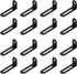 uxcell 30Pcs Adjustable L-Shape Corner Brace, 0.9" x 2.1" x 0.6" Metal