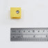 0.87" Inch 0.24"-0.32"(6-8mm) 4 KUMGROT Shelf Square Clips, Gold Pure Copper U Bracket Brass, Adjustable Support