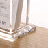 Desk-1 1 YUXUN Acrylic Business Card Holder Slot Tier, Vertical Business Card Holder for Women Men, Business Card