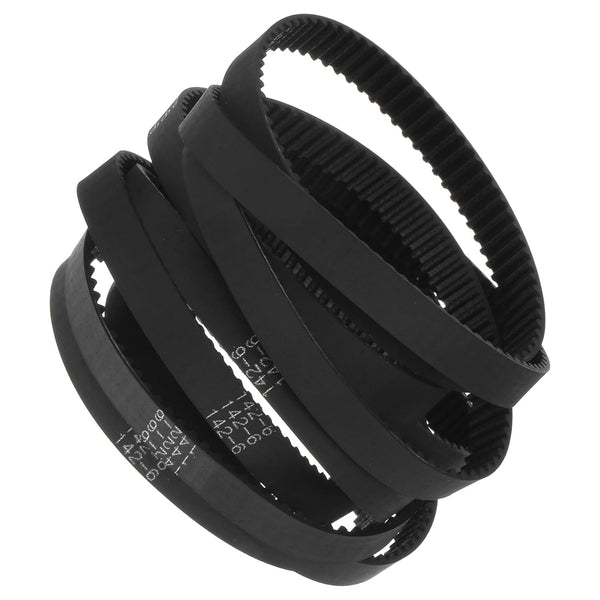 142-2GT-6 Rubber Timing Belt: 6mm Width, 142mm Pitch Length, Closed Loop for 3D Printers, 71 Teeth