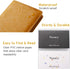 Sooez Leather Business Card Book Holder Organizer, 240 Capacity PU Name Card Storage File for Men Women