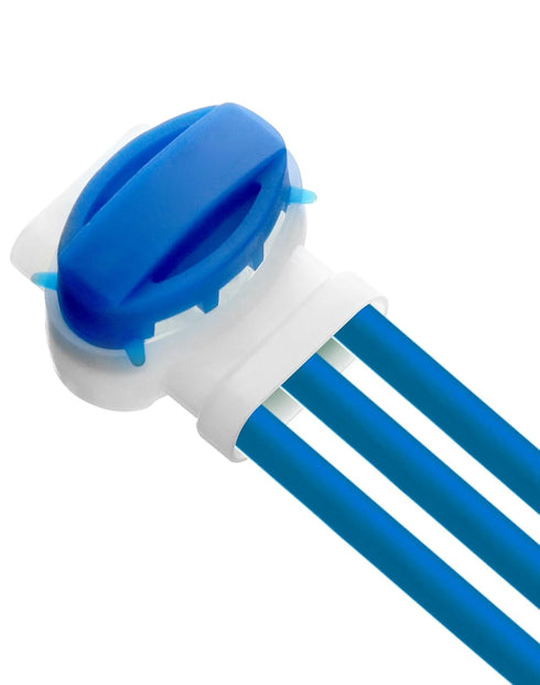QWORK 200 Pack Electrical IDC 314-BOX Pigtail Connectors - 3 Wire Connectors for 22-14 AWG Cables