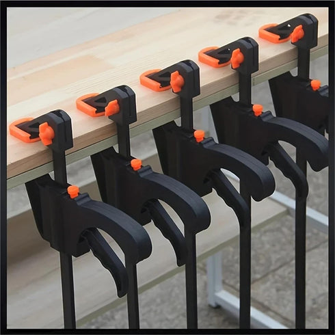 SIILTVOD 1/2Pcs Set Gadgets(4PCS) Clamp Fixed Type Quick Ratchet Release Speed Extruded Nylon Work Bar Kit Spreader
