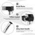 Spoilboard 1/4 inch 1" 3 1/2" 1/4" Newdeli CNC Surfacing Router Bit Shank Cutting Diameter Wings Slab Flattening Router