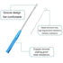 2 Pieces Inoculation Loop Mycology Reusable Inoculation Loop with 90 Replaceable Nichrome Needle Tip Inoculation Rings Inoculation Rod for Lab
