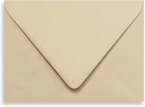 Beach A7 Euro Curved Flap Matte Invitation Envelopes - Pack of 50 for Weddings and Events