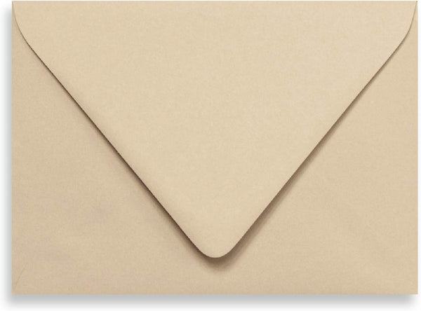 Beach A7 Euro Curved Flap Matte Invitation Envelopes - Pack of 50 for Weddings and Events