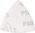 uxcell Detail Sander Sandpaper, Triangular Sanding Paper, Hook and Loop Pads, Triangle Oscillating Multi Tool, 320 Grits