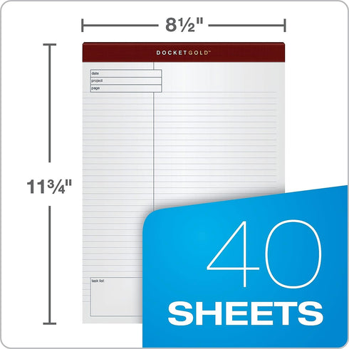 TOPS Project Planning Pads, 40 Sheets per Pad, 4 Pads per Pack