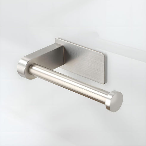 YIGII Self Adhesive Toilet Paper Holder, Bathroom Toilet Paper Holder Stand, Stainless Steel Brushed