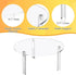 Aemygo 4 7.9" Pcs Drink Dispenser Stand, Acrylic Water Dispenser And Beverage Dispenser Stand, Clear Acrylic Stands