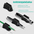 Wall Adhesive Pen Holder, 6 Pack Silicone Pencil Holders for Desk Organizer, Teacher Supplies (2 Black + 2 White + 2