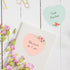 Floral Heart Shaped Sticky Note Pad Assortment, 3 1/4” x 3 3/8”, Set of Three Romantic Designs