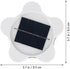 LED Outdoor Solar Wall Sconce - Plum Blossom Design for Garden & Patio Lighting