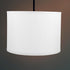 Bulb, (13 inch) Angoily Cloth Lampshade, Drum Lamp Shades, Barrel, Clip on Fabric, Small for Table and Floor Light