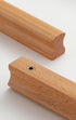 PIYYQNY 6 Pack 64mm/2.5 Inches) Cabinet Hardware Natural Wood Cabinet Pulls Drawer Wardrobe Wooden Handles Suitable