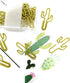 Binder Paper Clip, 30 Cute Cactus Paper Clips for Creative Decoration in Home, School, and Office (B)