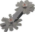 52Pcs Metric & Imperial Thread Pitch Gauge: Adjustable Stainless Steel Measuring Tool for Industrial Use