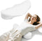 SMDR Ergonomic Lumbar Support Pillow, Dual-Wing Memory Foam Back Cushion for Lower Back