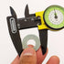 General Tools 142 Plastic Dial Caliper, 0-6" Range, .01" & 1/64" Accuracy