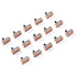 Glarks 50Pcs SS-12D00G3 2 Position SPDT 1P2T 3 Pin Mini Vertical Slide Switch for Arduino PCB Panel
