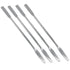Stainless Steel Mini Double-Ended Spatula, Semi-Micro Shovel with Conical Arrow End and Flat End - 4PCS