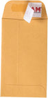 JAM PAPER #3 Coin Business Envelopes - 50 Pack, Peel and Seal Closure, Brown Kraft Manila