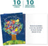 Tree-Free Greetings Season's Greeting Cards - 10 Artful Designs with Matching Envelopes, 100% Recycled Paper