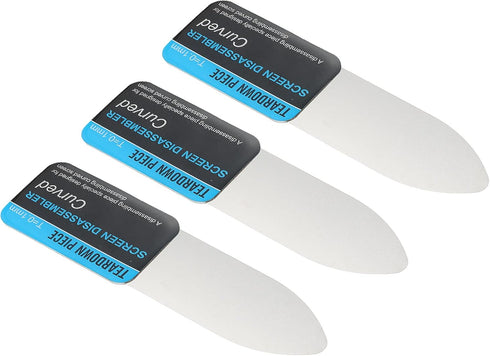 PATIKIL Flat Curved Spudger Pry Blade, Professional Stainless Steel Ultra Thin Tool for Mobile Phone Repair