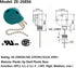 Zing Ear ZE-268S6 Switch Compatible with Hunter Ceiling Fan, 3 Speed 4 Wire Pull Chain Cord Switch for Ceiling Fans,