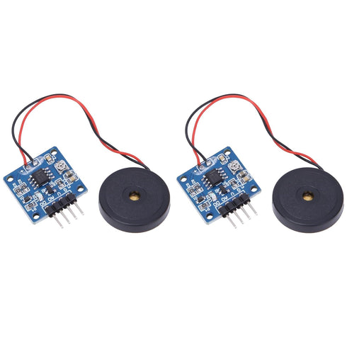 2PCS Piezoelectric Sensor Analog Ceramic Vibration Sensor Module Piezoelectricity for Arduino and
