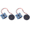 2PCS Piezoelectric Sensor Analog Ceramic Vibration Sensor Module Piezoelectricity for Arduino and