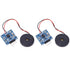 2PCS Piezoelectric Sensor Analog Ceramic Vibration Sensor Module Piezoelectricity for Arduino and