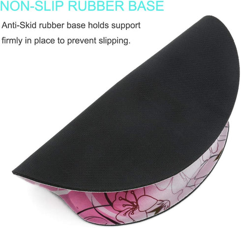 RICHEN Memory Foam Mouse Pad with Wrist Support, Ergonomic Design, Non-Slip Rubber Base for Computer & Laptop